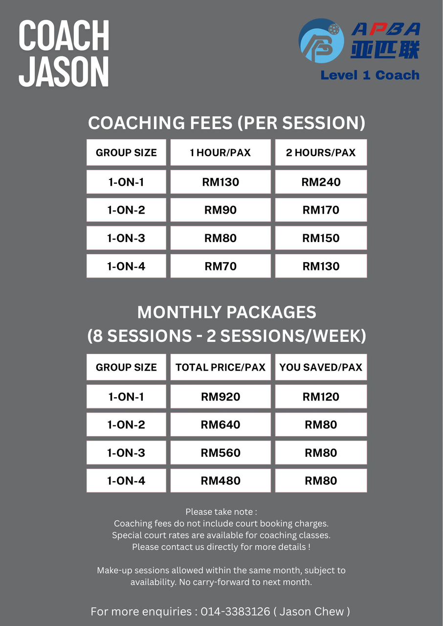 Coaching fees